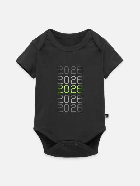 2028 2028 - Baby Premium Kurzarmbody - Schwarz