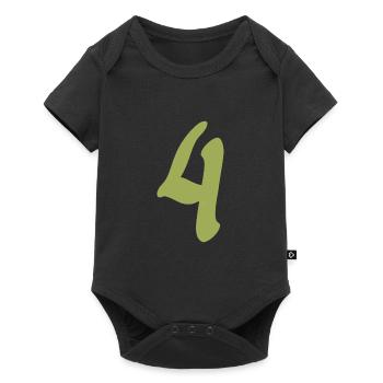 4 - Baby Premium short-sleeve bodysuit - black - Front