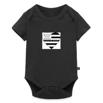 Coeur de Breizh - Body à manches courtes Premium Bébé - noir - Devant