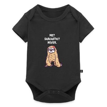 I sarcastic never funny humor -sarcasm friend - Baby Premium short-sleeve bodysuit - black - Front