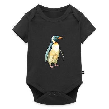 Pingouin cool - Body à manches courtes Premium Bébé - noir - Devant