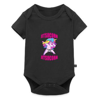 Jiu Jitsu Autodéfense - Body à manches courtes Premium Bébé - noir - Devant