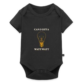 Puis-je obtenir un cadeau d’électricien Watt - Body à manches courtes Premium Bébé - noir - Devant