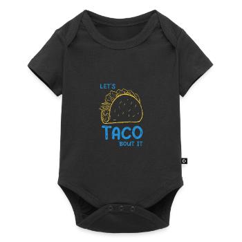 Let’s Taco Bout It - Baby Premium Kurzarmbody - Schwarz - Vorne