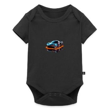 Sport Auto PS - Une conduite radieuse vers l’avenir - Body à manches courtes Premium Bébé - noir - Devant