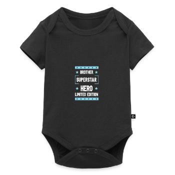 Brother Limited Edition Saying - Baby Premium short-sleeve bodysuit - black - Front