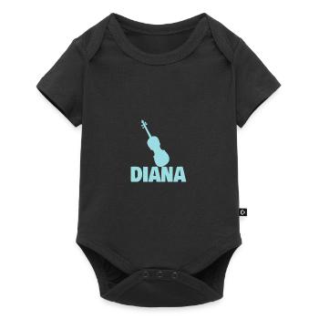 Diana - Baby Premium short-sleeve bodysuit - black - Front