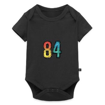 84 Number Comic - Baby Premium short-sleeve bodysuit - black - Front