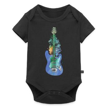 Guitar Of Nature - Baby Premium short-sleeve bodysuit - black - Front