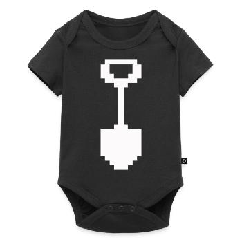 Shovel Pixel - Baby Premium short-sleeve bodysuit - black - Front