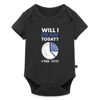 Drawer Will I Dance Today - Baby Premium Kurzarmbody - Schwarz - Vorne