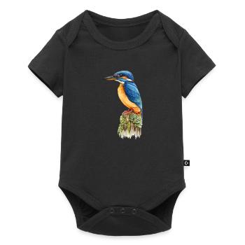 Martin-pêcheur - Body à manches courtes Premium Bébé - noir - Devant