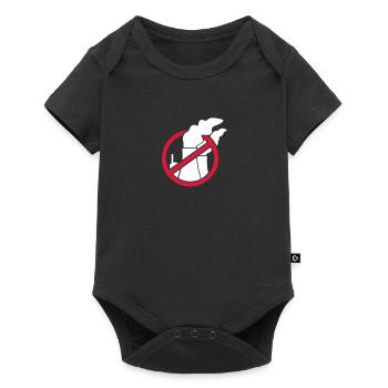 L'énergie nucléaire - non pas avec nous! - Body à manches courtes Premium Bébé - noir - Devant