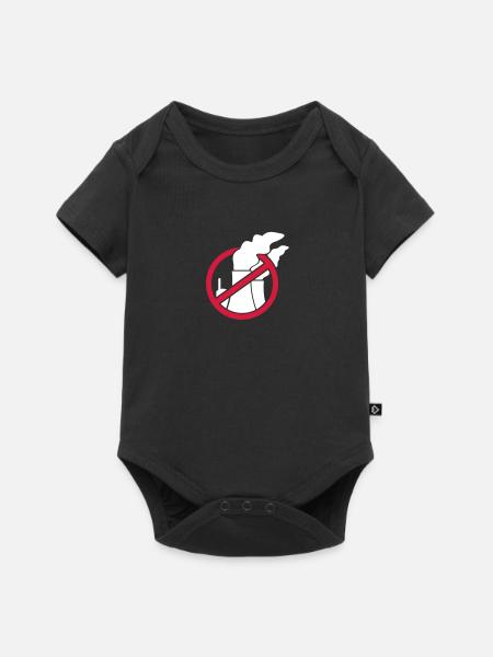 L'énergie nucléaire - non pas avec nous! - Body à manches courtes Premium Bébé - noir