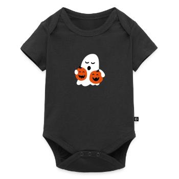 cute halloween - Body à manches courtes Premium Bébé - noir - Devant