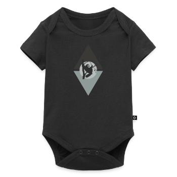 Lazy Chill - Baby Premium short-sleeve bodysuit - black - Front