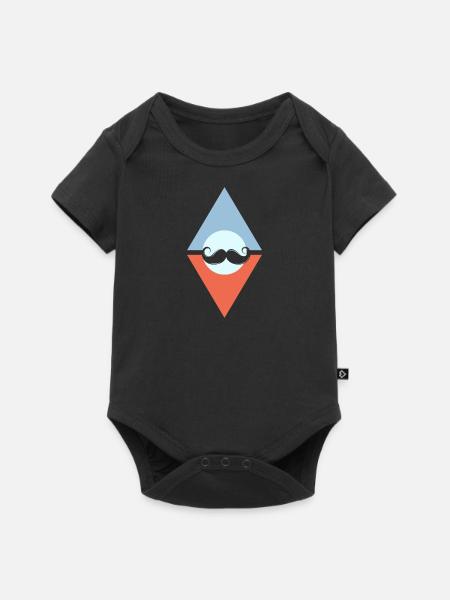 Bart Gentleman November - Baby Premium Kurzarmbody - Schwarz