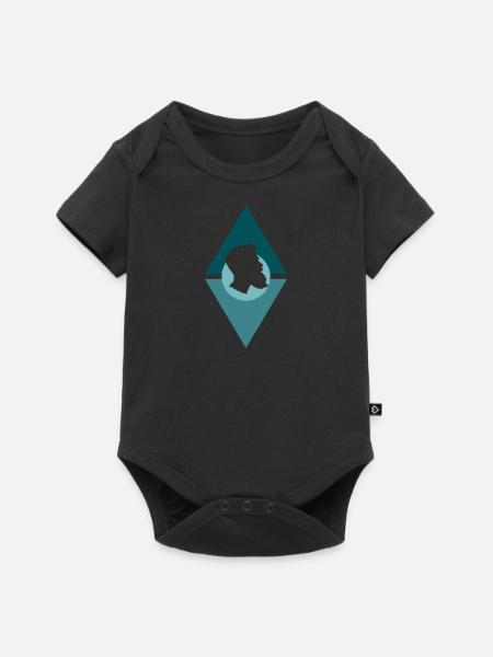 Schnurrbart Sir - Baby Premium Kurzarmbody - Schwarz