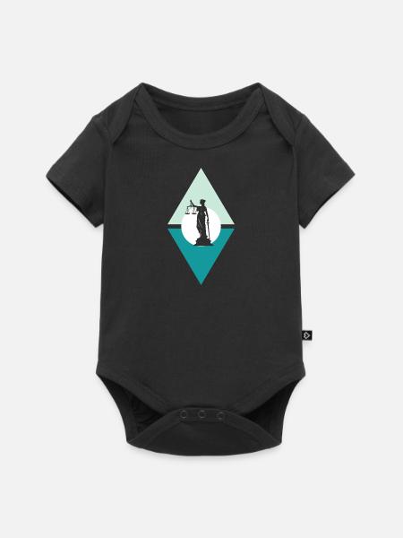 Anwalt Versicherung - Baby Premium Kurzarmbody - Schwarz