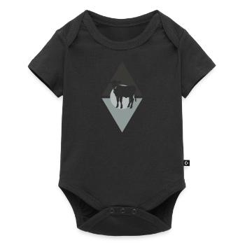 Vegan Veganer Droits des animaux - Body à manches courtes Premium Bébé - noir - Devant