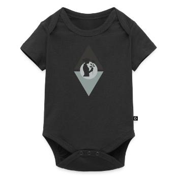 Florist Flower Power Garden - Baby Premium short-sleeve bodysuit - black - Front