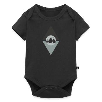 Farmer Farm Combine Harvester - Baby Premium short-sleeve bodysuit - black - Front