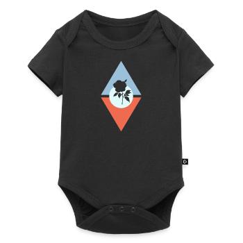 Florist Floristry Botanical - Baby Premium short-sleeve bodysuit - black - Front