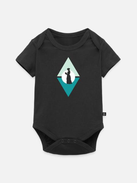 Lesen Writing Buch - Baby Premium Kurzarmbody - Schwarz
