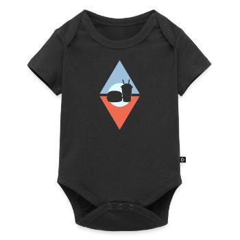 Food truck delicious - Baby Premium short-sleeve bodysuit - black - Front