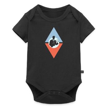 Avocat Juge Droit - Body à manches courtes Premium Bébé - noir - Devant