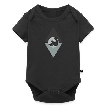 Read Roman Writing - Baby Premium short-sleeve bodysuit - black - Front
