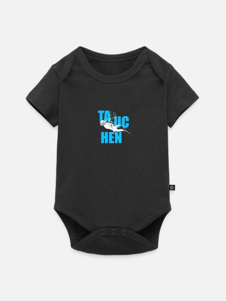 tauchen - Baby Premium Kurzarmbody - Schwarz