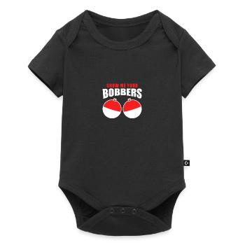 Fish Catching Fishermen - Show Me Your Bobbers - Baby Premium Kurzarmbody - Schwarz - Vorne