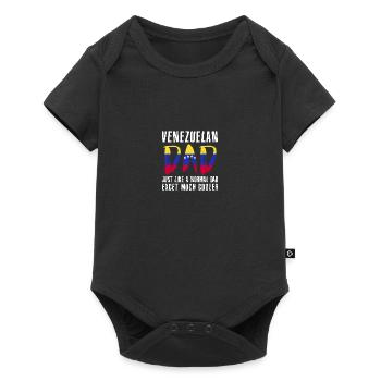 Venezuelan Dad Like Normal Except Cooler - Baby Premium Kurzarmbody - Schwarz - Vorne