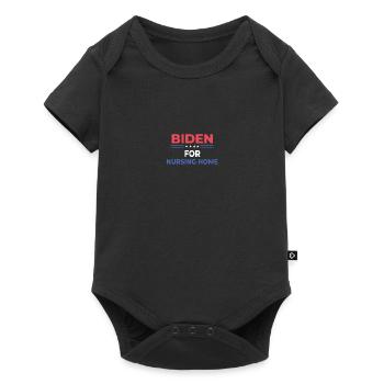 Biden For Nursing Home 2020 - Baby Premium Kurzarmbody - Schwarz - Vorne