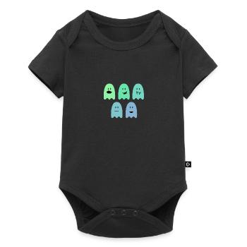 Halloween Ghost - Baby Premium short-sleeve bodysuit - black - Front