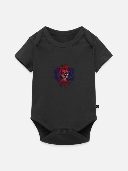 Kambodscha - Baby Premium Kurzarmbody - Schwarz