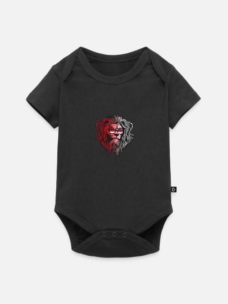 Indonesien - Baby Premium Kurzarmbody - Schwarz