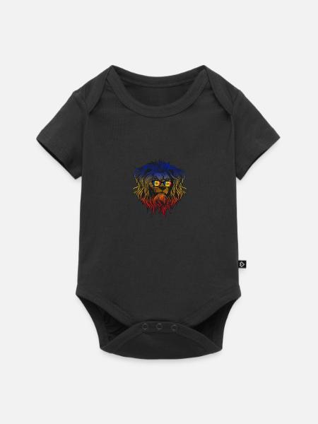 Moldawien - Baby Premium Kurzarmbody - Schwarz
