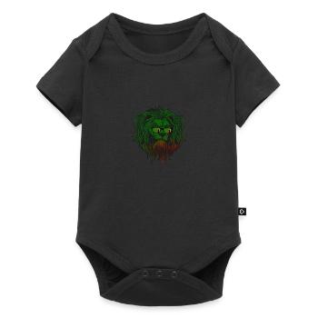 Sambia - Baby Premium Kurzarmbody - Schwarz - Vorne