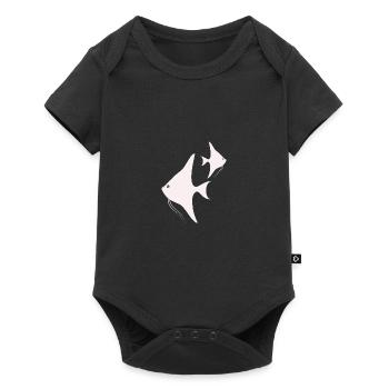 Fish Aquarium Marine Animal Climate Environmental Protection - Baby Premium short-sleeve bodysuit - black - Front