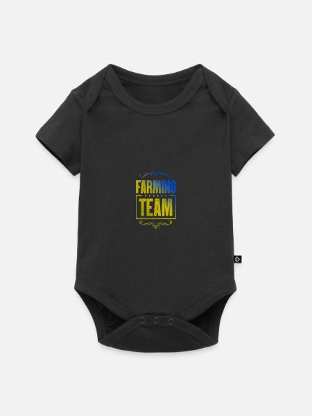 Farming Crew - Baby Premium Kurzarmbody - Schwarz