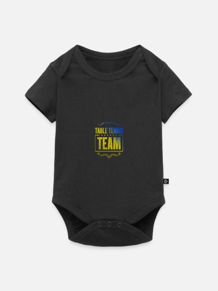 Table Tennis Crew - Baby Premium Kurzarmbody - Schwarz