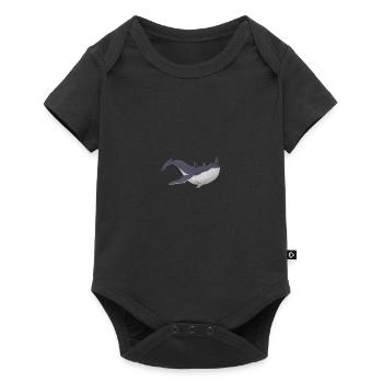 Corne de baleine - Body à manches courtes Premium Bébé - noir - Devant