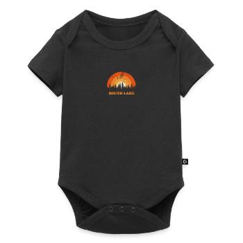 Vintage South Lake Tahoe Fan rétro Cool coucher de soleil - Body à manches courtes Premium Bébé - noir - Devant