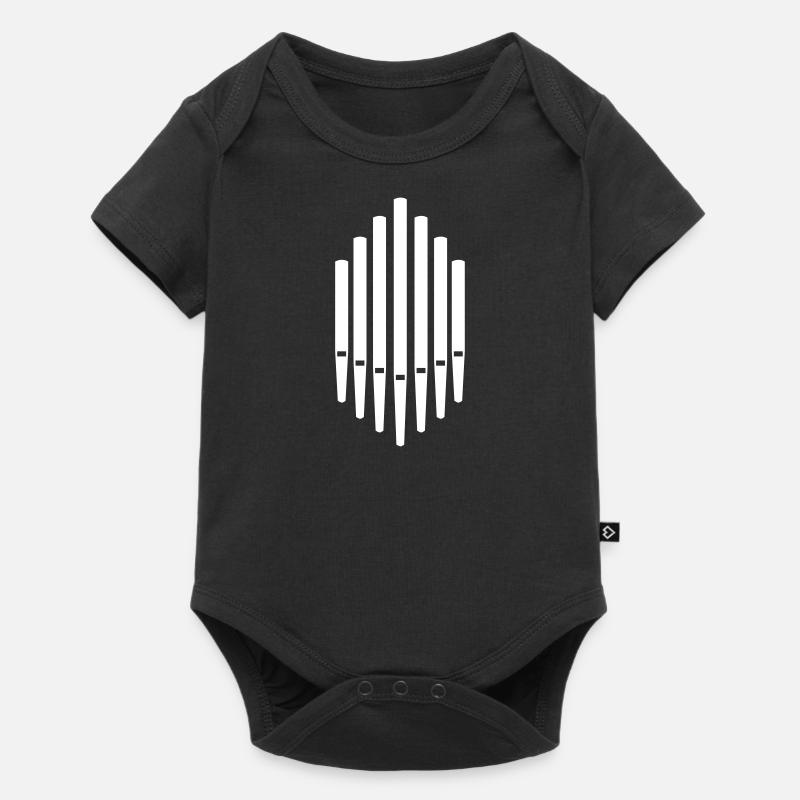 Orgel - Baby Premium Kurzarmbody - Schwarz