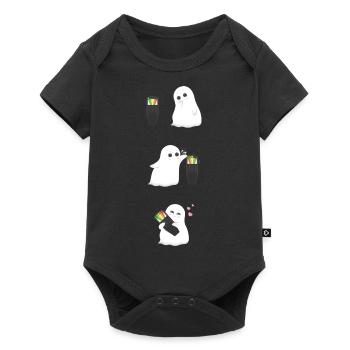 Geist K II Meter - Baby Premium Kurzarmbody - Schwarz - Vorne