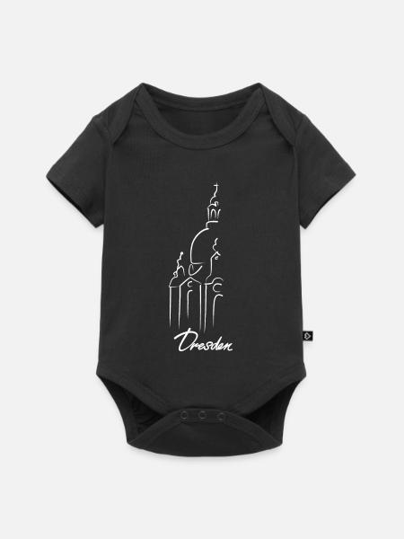 Dresden Frauenkirche - Baby Premium Kurzarmbody - Schwarz