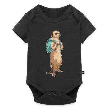 École de sac à dos pour élèves de Suricate - Body à manches courtes Premium Bébé - noir - Devant