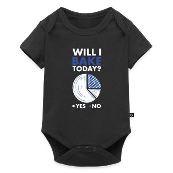 Baker Will I Do Baking Today - Baby Premium short-sleeve bodysuit - black - Front